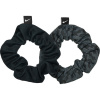 Nike Men's Dri-Fit Gathered Hair Ties 3.0 2 Pack Headbands Black/Grey One Size