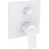 Hansgrohe Vivenis - Vaňová batéria pod omietku, 2 výstupy, matná biela 75415700