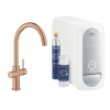 Grohe Blue Home - Drezová batéria s chladiacim zariadením a filtráciou, kefovaný Warm Sunset 31455DL1