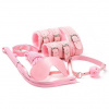 Plush Bondage S/M Kit ružový (7 ks)