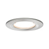 Paulmann Nova vstavané svietidlo do kúpeľne LED LED 6 W IP44 železo (kartáčovamé); 93457