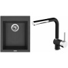 Set Sinks G179N6 (dřez Cube 410 NANO Nanoblack N6 + baterie Mix 3 P Nanoblack N6)