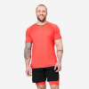 DOMYOS Pánske crossfit tričko Performance Celliant oranžovo-čierne M