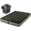 Intex 64778 Nafukovací matrace s elektrickou pumpou 191 × 137 × 25 cm, zelená