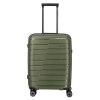 Malý kabínový škrupinový kufor do lietadla 55x40x20 40 l Travelite zelená