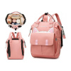 Ružový ruksak pre mamičky a oteckov, PLM11R