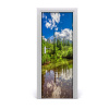 Fototapeta na dvere jazero v horách 75x205