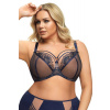 Dámska podprsenka 496 Paradise blue - GORSENIA tmavě modrá 80/J