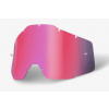 100% Racecraft/Accuri/Strata, Anti-fog náhradné sklo - Pink