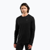 Pánske termo tričko longsleeve ODLO Merino 160 Bl Top Crew Neck black