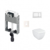 Cenovo zvýhodnený závesný WC set TECE na zamurovanie + WC Vitra Vitra Shift KMPLSHIFTT
