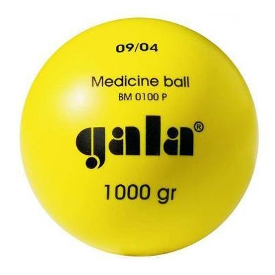 Gala Míč medicinální 3 kg plast žlutý
