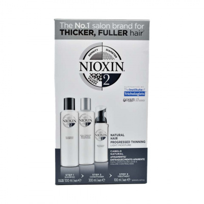 Nioxin System 2 šampón System 2 150 ml + kondicionér System 2 + vlasová starostlivosť System 2 40 ml 150 ml darčeková sada