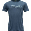 Devold Utladalen Merino 130 Tee Man Flood XL Tričko Outdoorové tričko