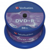 Verbatim DVD+R Matt Silver bez možnosti potisku 43550 4.7GB 16x spindle 50-pack