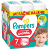 Pampers Pants plienkové nohavičky veľkosť 7 114 ks mesačné balenie