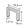 EXTOL PREMIUM 8852205 spony, balení 1000ks, 14mm, 10,6x0,52x1,2mm