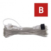 EMOS Lighting D1ZB01 Prodlužovací kabel pro spojovací řetězy Standard černý 10 m venkovní i vnitřní