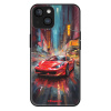 Lesklé puzdro Exclusive iSaprio - Ferrari - iPhone 15