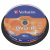 Verbatim DVD-R Matt Silver bez možnosti potisku 43523 4.7GB 16x spindle 10-pack