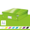Leitz WOW Click & Store A4 28,1 x 10 x 37 cm, zelená