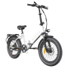 AVAKA K300 skladací elektrický bicykel - biely