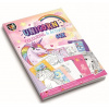 Kreatívna sada omaľovaniek a aktivít A4 - Jednorožec | autor neuvedený