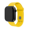 FIXED Set silikonových řemínků Silicone Sporty Strap pro Apple Watch 38/40/41mm, žlutý