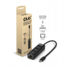 Club3D hub USB-C 3.2 na 3xUSB-A 3.2 + RJ45 1Gbps (CSV-1549)