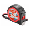 Meter zvinovací pogumovaný, 5m/šírka pásu 19mm, 1x brzda, EXTOL PREMIUM - 1,00 ks