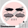 ZIMMERMANN Sada brzdových platničiek kotúčovej brzdy 24133.185.1