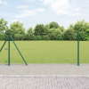 zahrada-XL Plot s stĺpmi Zelená 1 x 10 m Ocel potiahnutá PVC 3353483