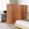 vidaXL Paraván hnedý 165x400 cm bambus - Hnedá - 41870-183382