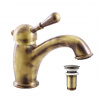 LABE - Umývadlová batéria s výtokom, staromosadzná (bronz) L427.0SM, RAV Slezák