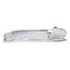 Návlek na penis Oxballs Muscle priehľadný, návlek pre zväčšenie penisu 23 x 4–5 cm