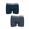 Pánske boxerky John Frank JF2BEF40 2PACK L Podľa obrázku