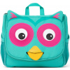Detská kozmetická taštička Affenzahn Washbag - Olivia Owl - turquoise