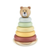 Nasadzovacie krúžky Macko Pastel - Tooky Toy. Drevené hračky.