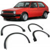 Plastové lemy blatníkov 4ks pre VW Golf 2 83-87