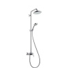 HansGrohe Croma 220 - Sprchový set Showerpipe 220 s batériou, 1 prúd, chróm 27222000