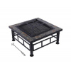 Ohniště Strend Pro Grill, kovové, čtvercové, 81x81x50 cm 2172136