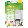 Air Wick Essential Oils Elektrický osviežovač vzduchu strojček a náplň jazmínové kvety, frézia 19 ml