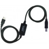 PREMIUMCORD USB 2.0 repeater a propojovací kabel A/M-B/M 20m ku2rep20ab