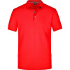James & Nicholson | JN 708, Pánske pima piqué polo, červená, M