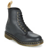 Dr. Martens Polokozačky VEGAN 1460 BLACK FELIX RUB OFF Čierna