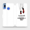 Flipové pouzdro Mobiwear - Huawei Nova 3 - M046P Be yourself (Knížkové flip pouzdro, obal, kryt na mobil Huawei Nova 3 - M046P Be yourself, materiál Umělá kůže + TPU - ochrana 360°, stojánek, silikono