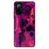 Lesklé pouzdro iSaprio pro Realme C67 - Abstract Dark 01 (Lesklé pouzdro, kryt, obal iSaprio Exclusive na mobil Realme C67 s motivem Abstract Dark 01 - elegantní skleněný vzhled, skvělá ochrana mobilu