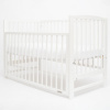 NEW BABY Detská postieľka LILLY so sťahovacou bočnicou biela 125x65x87 biela