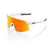 Športové cyklistické okuliare Ride 100 Percent S3 - Soft Tact White - HiPER Red Multilayer Mirror Lens | Velosprint.sk