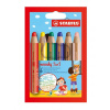 Stabilo Farbičky STABILO woody 3 in1 6ks